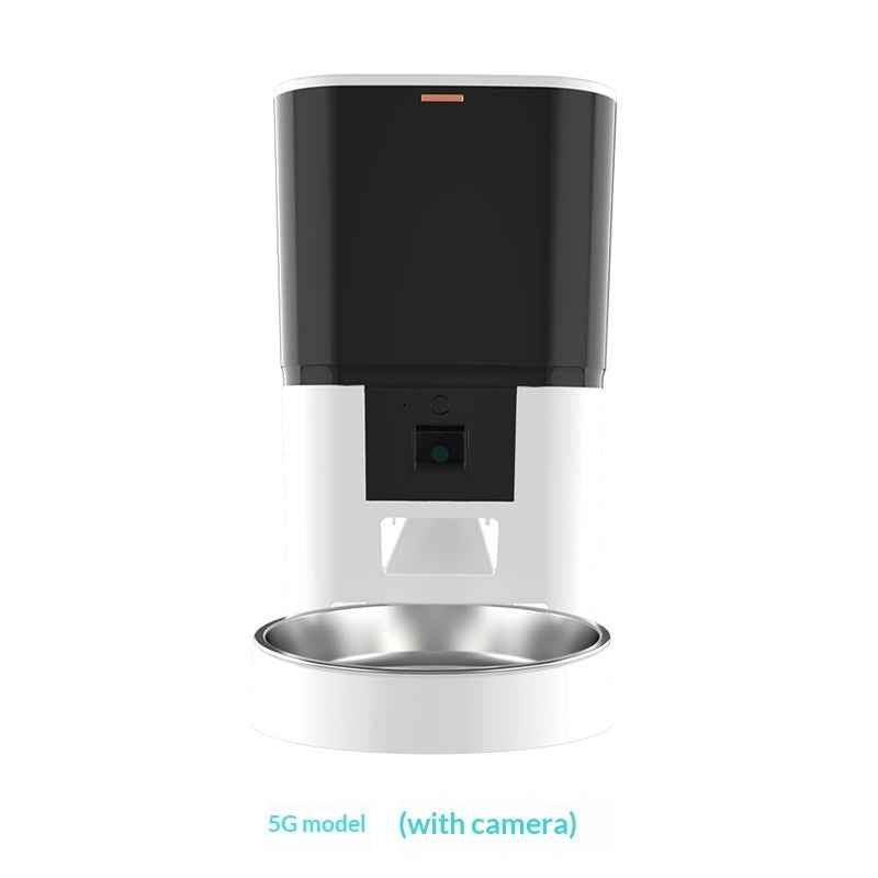 Smart Automatic Pet Feeder with HD Camera — WiFi App-Controlled Dog & Cat Food Dispenser with Two-Way Audio & Video Monitoring