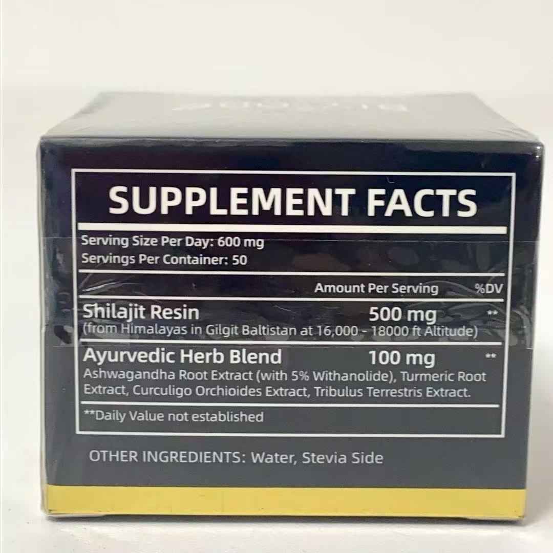 Shilajit Gummies - Ashwagandha Natural Testosterone Booster & Himalayan Energy Supplement for Stress Relief | 60 Chewables - Health Hive