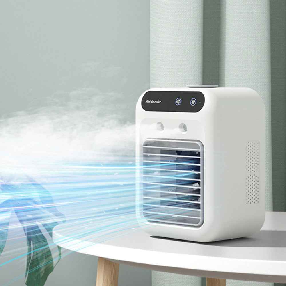 Portable Mini Air Cooler Fan — Personal Evaporative Water Cooling Fan for Room, Office, Bedroom & Car