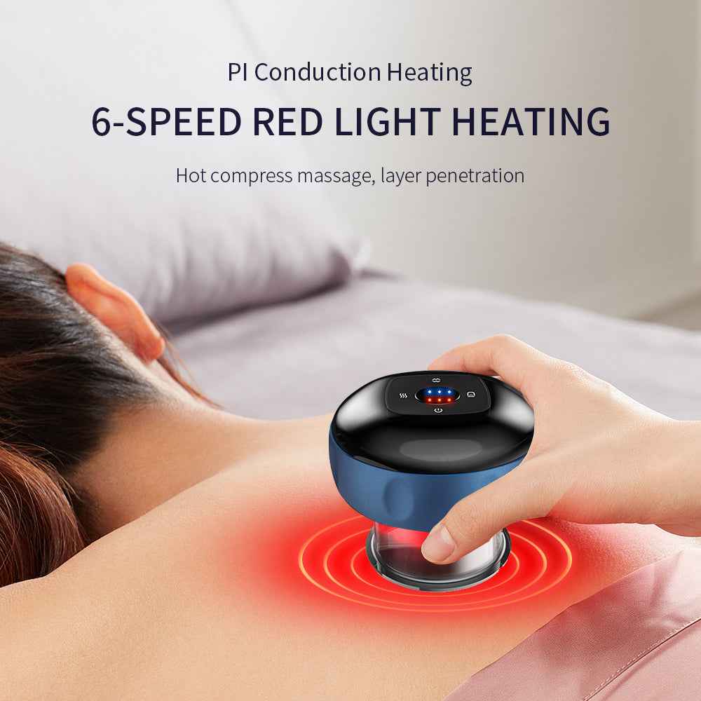Electric Vacuum Cupping Massager — Anti-Cellulite, Thigh Sculpting & Lymphatic Drainage with Guasha Tool - Health Hive