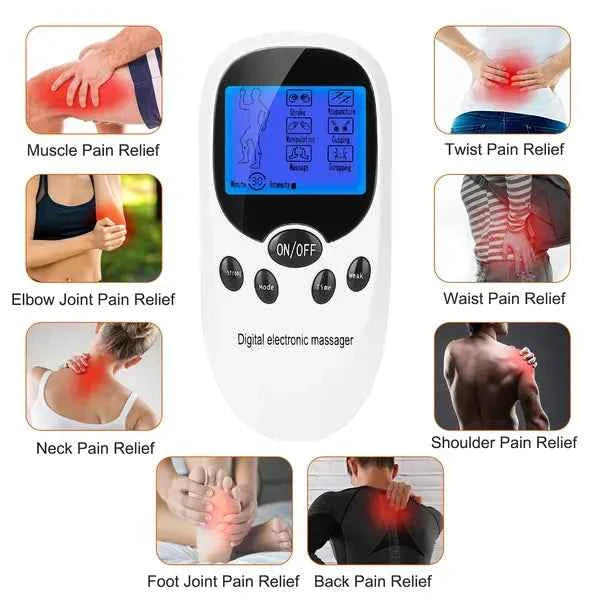 Digital electronic massager for muscle, back, neck, shoulder, waist, foot & elbow pain relief