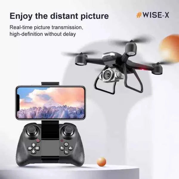 6K HD Dual Camera Drone for Adults & Beginners — WiFi FPV RC Quadcopter with 2 Batteries & Foldable Design