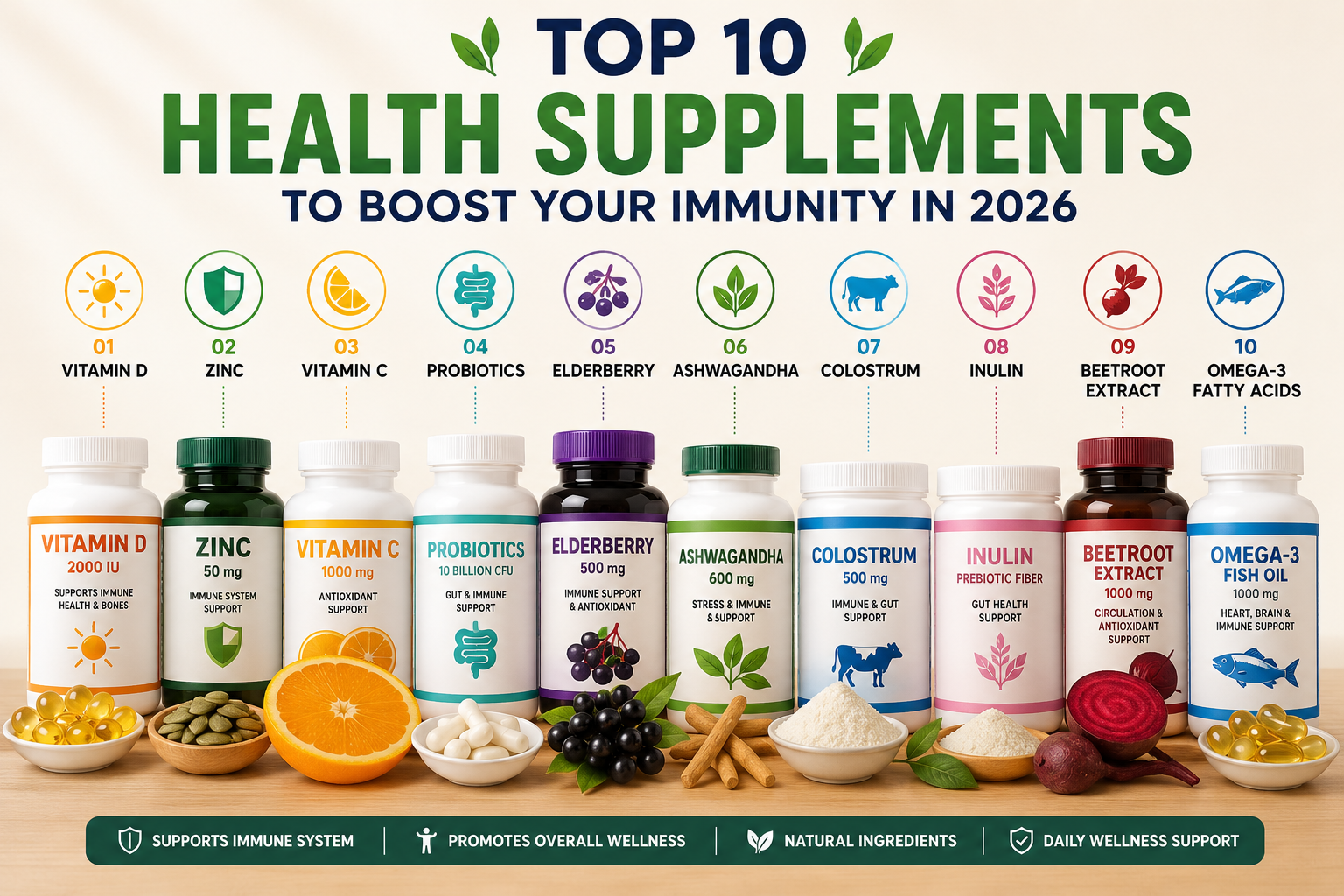Top 10 Health Supplements for Immunity to Boost Your Defenses in 2026