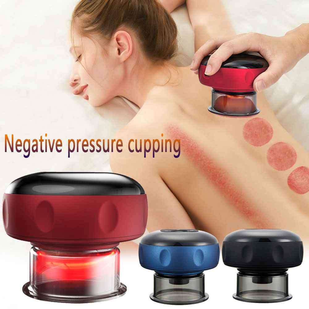 Electric Vacuum Cupping Massager — Anti-Cellulite Body Therapy Device with Guasha Scraping & Fat Burning for Slimming