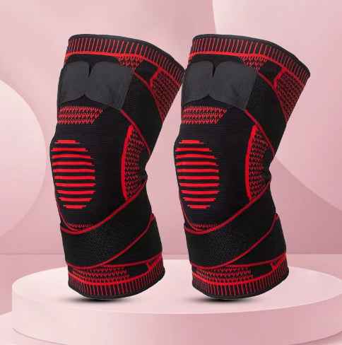 Silicone Knee Brace for Running & Gym — Anti-Slip Knee Compression Sleeve for Joint Pain, Arthritis & Meniscus Support | Breathable Sports Knee Pad for Men & Women