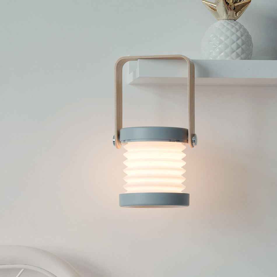 Foldable LED Night Light Lantern — Touch Dimmable USB Rechargeable Portable Reading Lamp for Home, Camping & Bedroom Decor