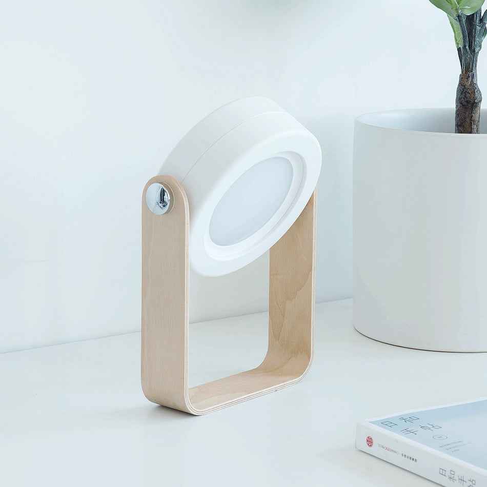 Foldable LED Night Light Lantern — Touch Dimmable USB Rechargeable Portable Reading Lamp for Home, Camping & Bedroom Decor
