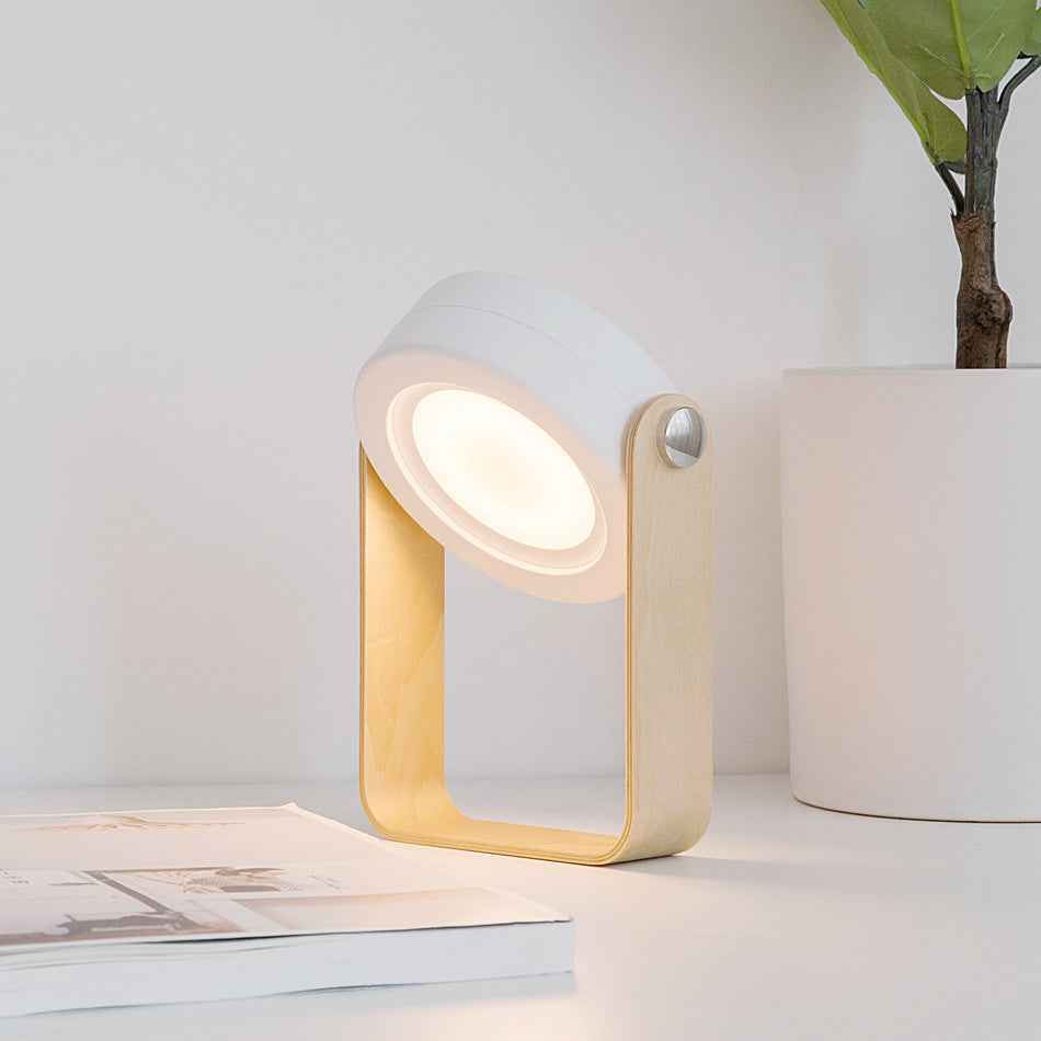 Foldable LED Night Light Lantern — Touch Dimmable USB Rechargeable Portable Reading Lamp for Home, Camping & Bedroom Decor