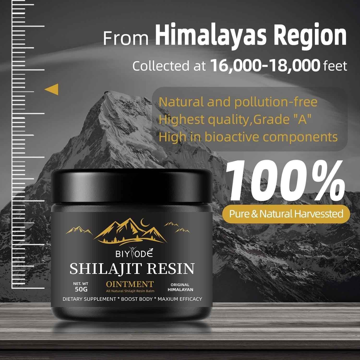 Pure Himalayan Shilajit Gummies with Ashwagandha & Gokshura — Natural Energy, Testosterone & Stress Relief for Men & Women | 60 Chewables Edible Supplement
