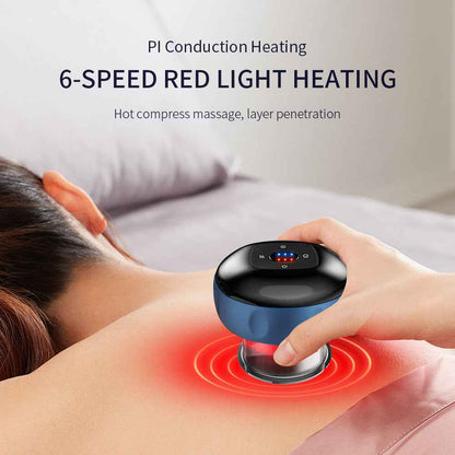Electric Vacuum Cupping Massager — Anti-Cellulite, Thigh Sculpting & Lymphatic Drainage with Guasha Tool - Health Hive