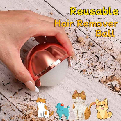 Reusable Pet Hair Remover Laundry Ball — Self-Cleaning Sticky Gel Roller for Cat & Dog Fur on Clothes, Furniture & Washing Machine | Eco-Friendly Lint Roller Alternative