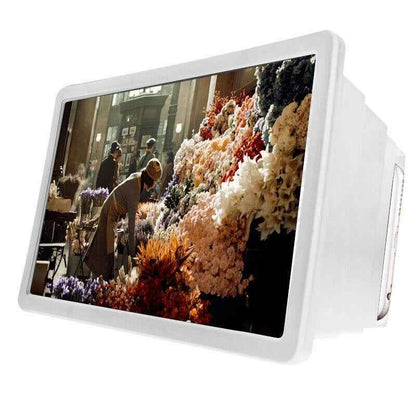 Mobile Phone Screen Magnifier — 3D HD Amplifier Stand for Movies, Videos & Eye Strain Relief | No Electricity Needed