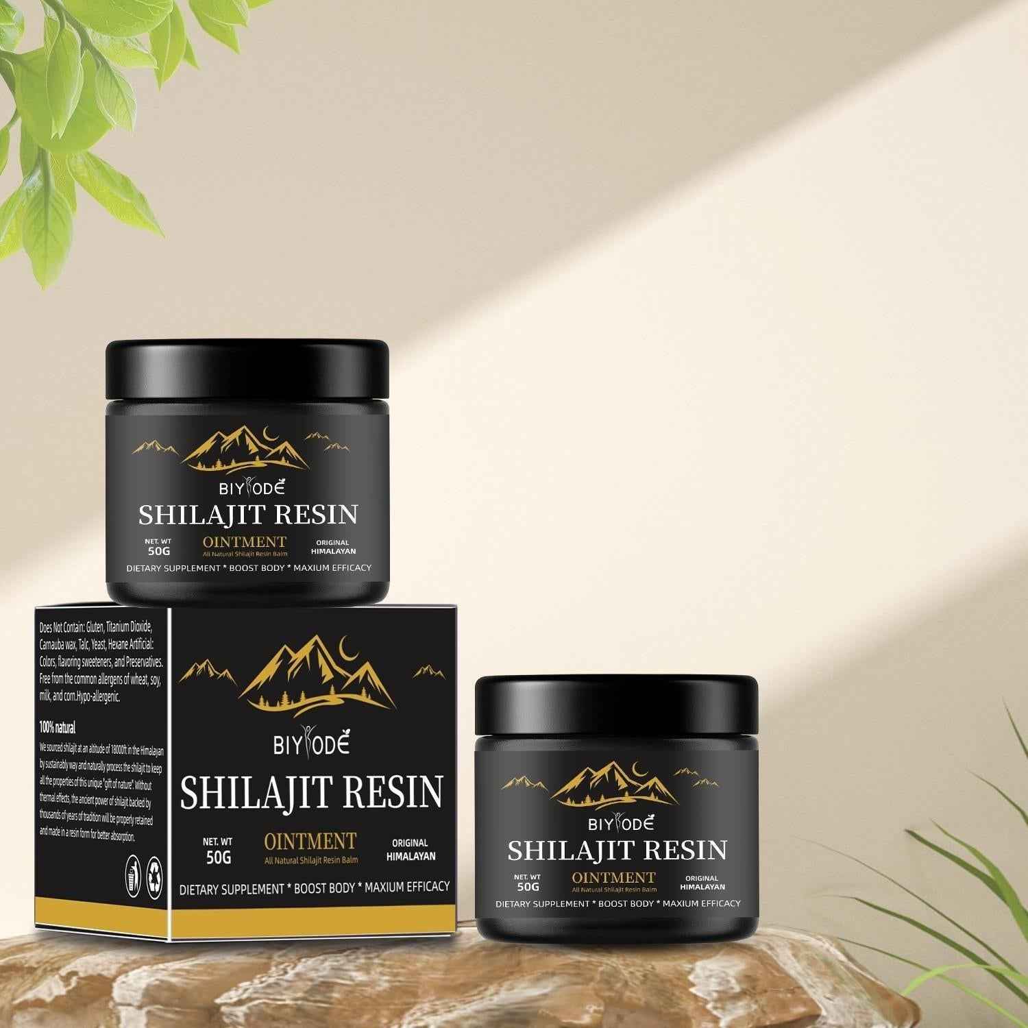 Shilajit Gummies - Ashwagandha Natural Testosterone Booster & Himalayan Energy Supplement for Stress Relief | 60 Chewables - Health Hive
