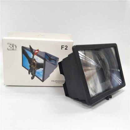 Mobile Phone Screen Magnifier — 3D HD Amplifier Stand for Movies, Videos & Eye Strain Relief | No Electricity Needed