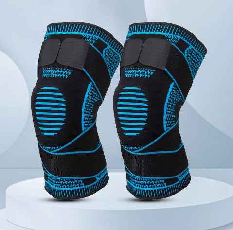 Silicone Knee Brace for Running & Gym — Anti-Slip Knee Compression Sleeve for Joint Pain, Arthritis & Meniscus Support | Breathable Sports Knee Pad for Men & Women