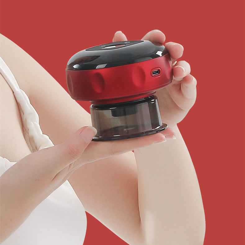 Electric Vacuum Cupping Massager — Anti-Cellulite, Thigh Sculpting & Lymphatic Drainage with Guasha Tool - Health Hive