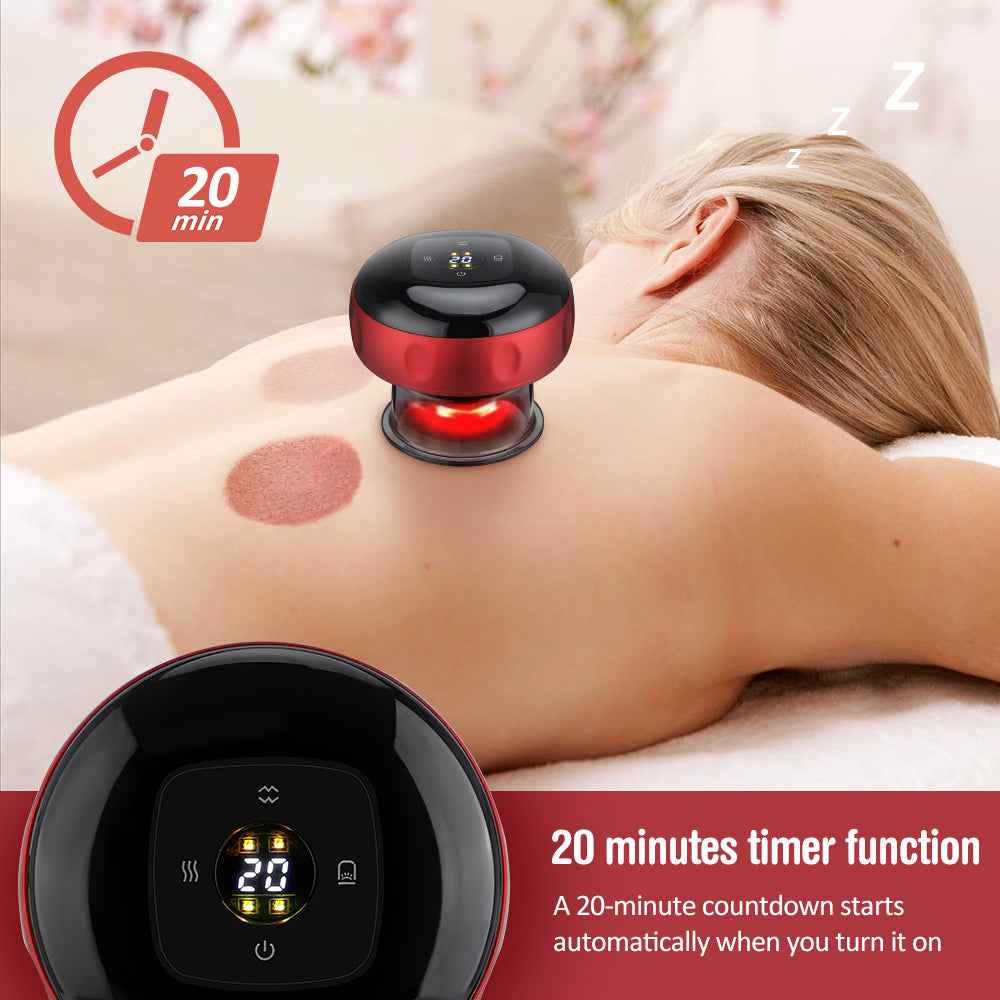 Electric Vacuum Cupping Massager — Anti-Cellulite Body Therapy Device with Guasha Scraping & Fat Burning for Slimming