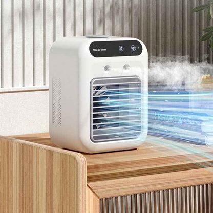 Portable Mini Air Cooler Fan — Personal Evaporative Water Cooling Fan for Room, Office, Bedroom & Car