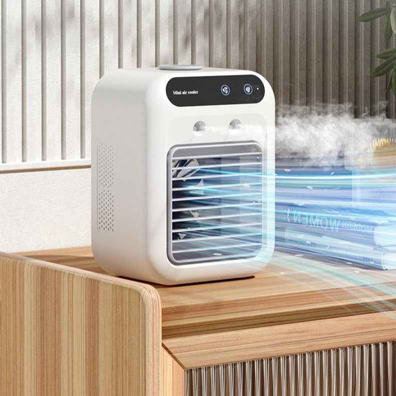 Portable Mini Air Cooler Fan — Personal Evaporative Water Cooling Fan for Room, Office, Bedroom & Car