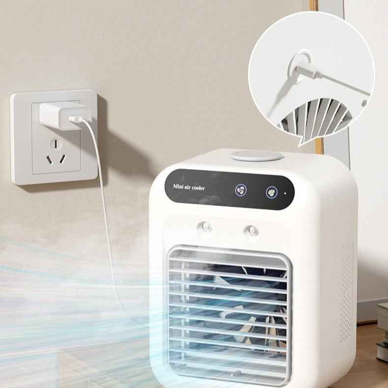 Portable Mini Air Cooler Fan — Personal Evaporative Water Cooling Fan for Room, Office, Bedroom & Car