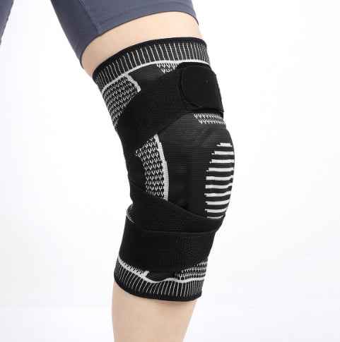 Silicone Knee Brace for Running & Gym — Anti-Slip Knee Compression Sleeve for Joint Pain, Arthritis & Meniscus Support | Breathable Sports Knee Pad for Men & Women