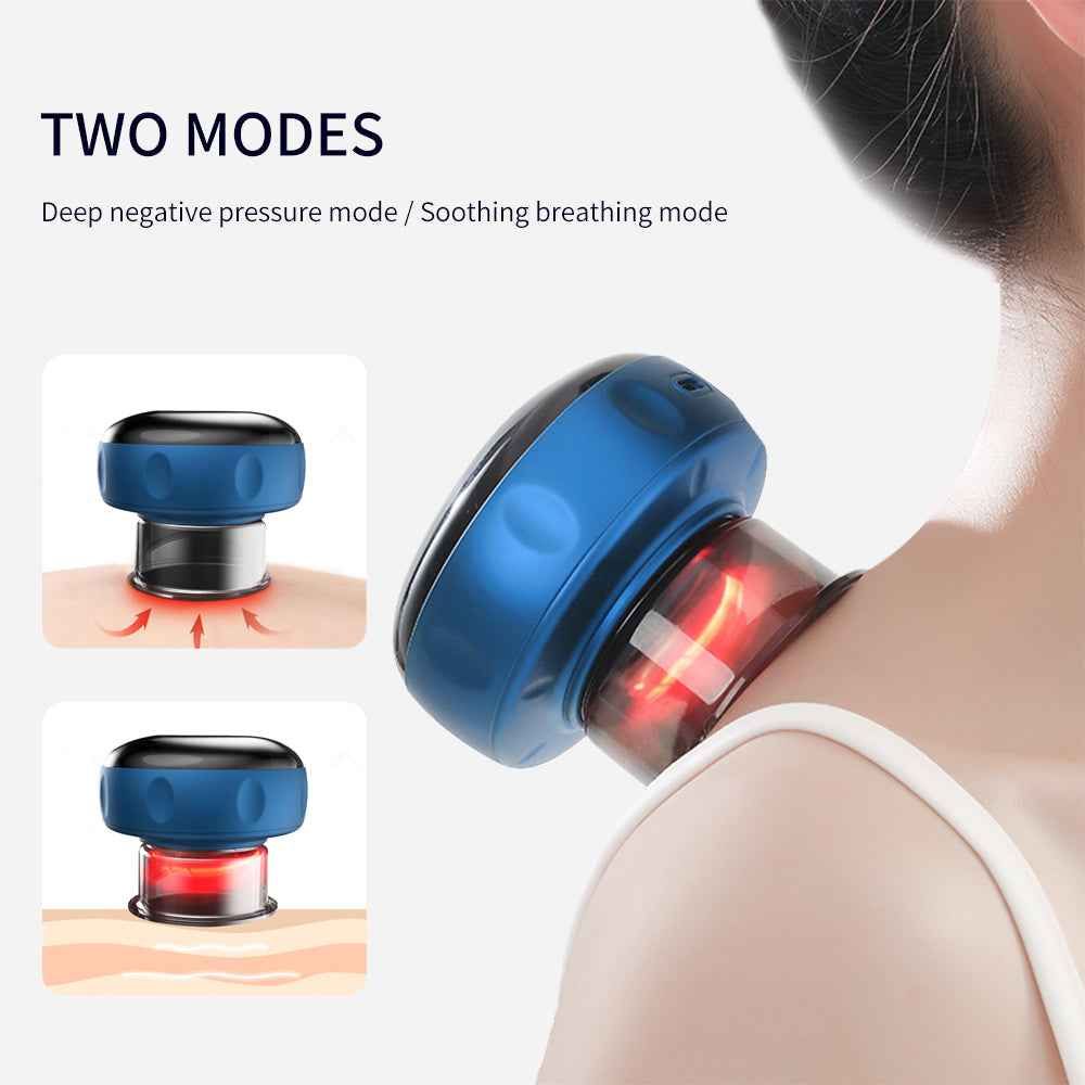 Electric Vacuum Cupping Massager — Anti-Cellulite Body Therapy Device with Guasha Scraping & Fat Burning for Slimming