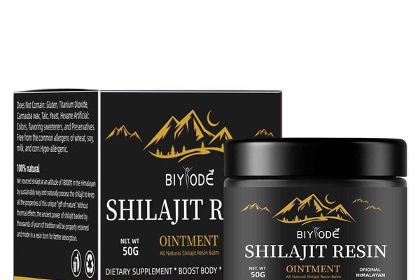 Shilajit Gummies - Ashwagandha Natural Testosterone Booster & Himalayan Energy Supplement for Stress Relief | 60 Chewables