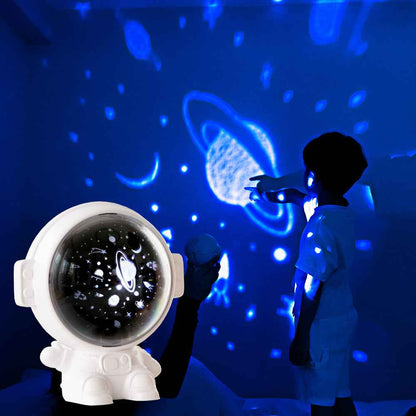 Galaxy Star Projector Night Light — Astronaut Starry Sky Lamp for Kids Bedroom, Room Decor & Relaxation | Perfect Gift